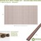 Ekena Millwork 48H x 3/8T Adjustable Wood Slat Wall Panel Kit w/ 1W Slats, Walnut contains 42 Slats SWW84X48X0375WA - alternate 2